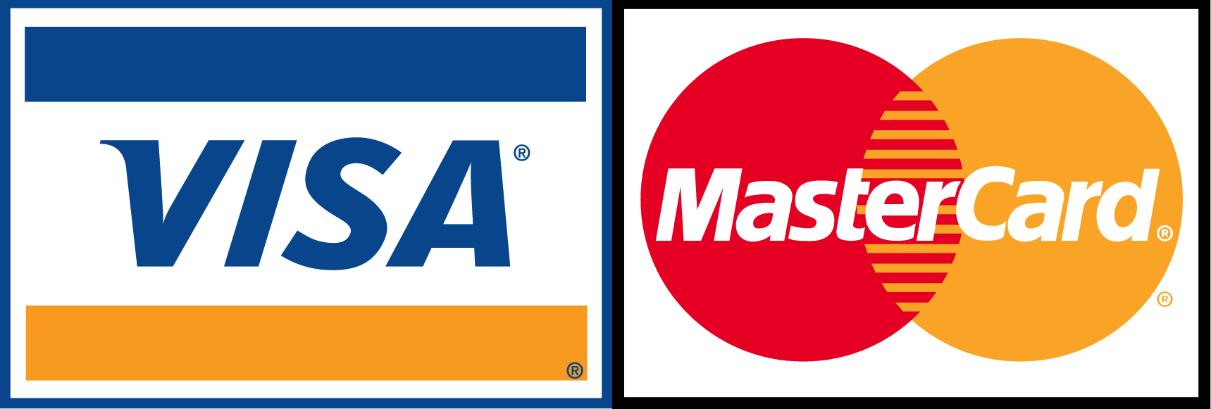 Kreditkarte VISA & MasterCard