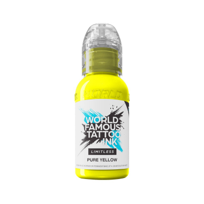 World Famous Ink Limitless - Pure Yellow  - 30ml