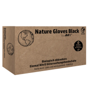 Nature Gloves Nitril - PLA Handschuhe – Schwarz